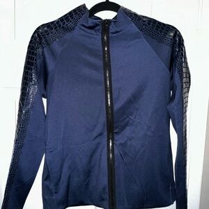Ultracor Midnight Blue Bomber Jacket with Black Details